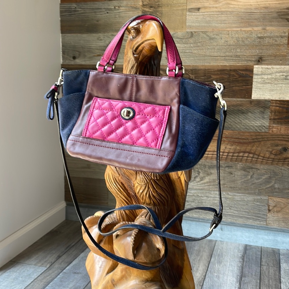 Coach Leather and Suede Crossbody purse